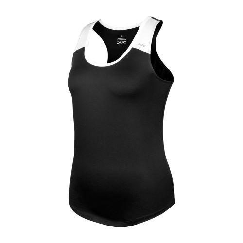 DUC Christie Women's Tennis Tank (Black/White)