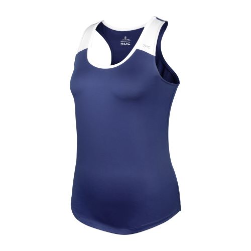 DUC Christie Women's Tennis Tank (Navy/White)