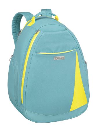 Wilson Women&amp;apos;s Blue/Yellow Tennis Backpack
