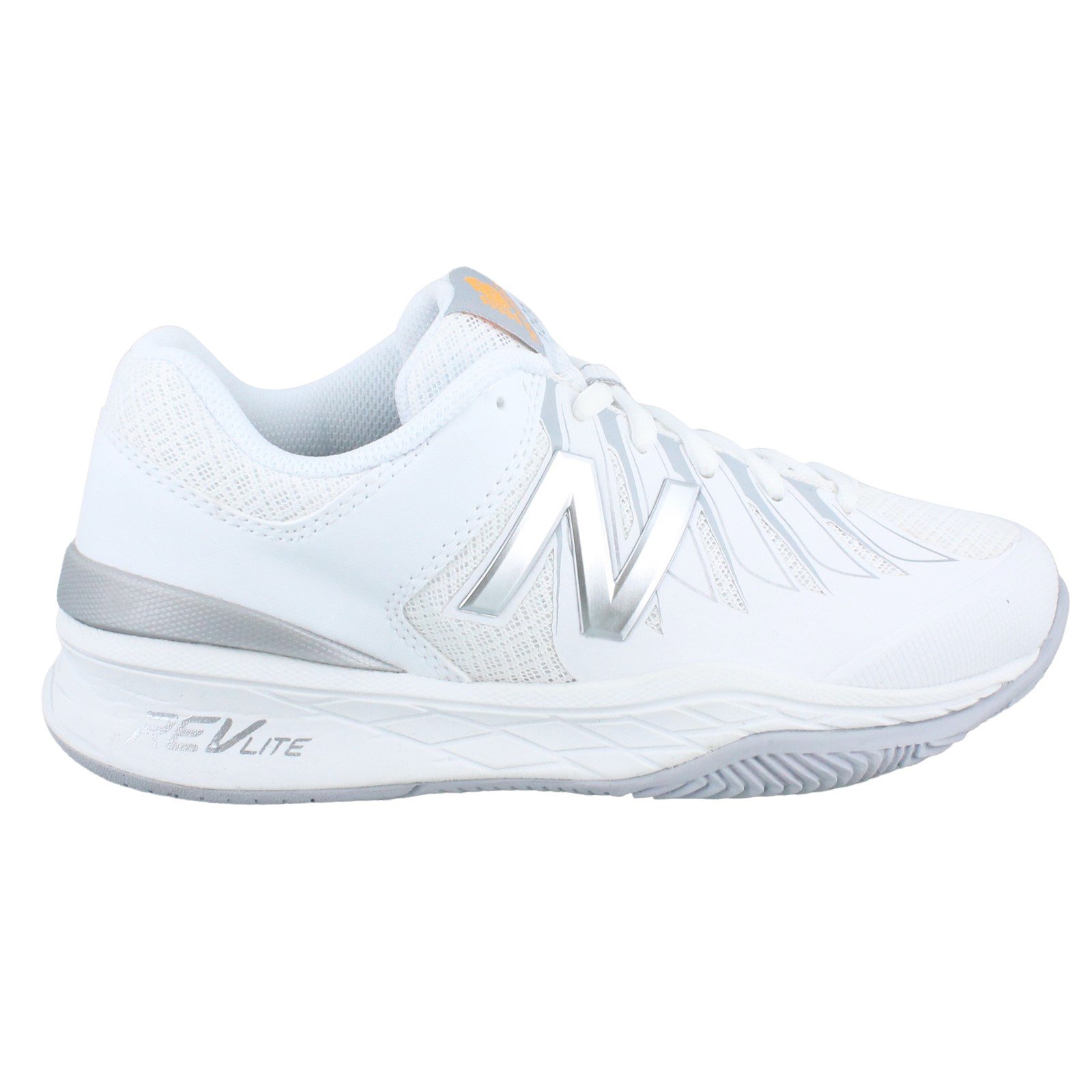New Balance Women&amp;apos;s WC1006WS (2A) Tennis Shoes (White/Silver)