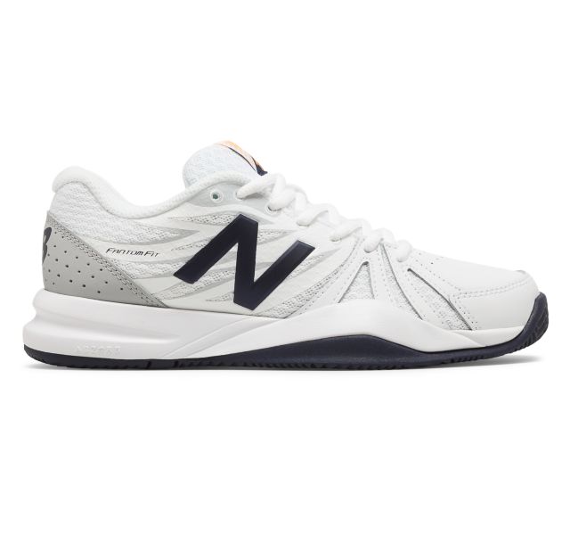 New Balance Women&amp;apos;s WC786WN2 (B) Tennis Shoes (White/Navy)