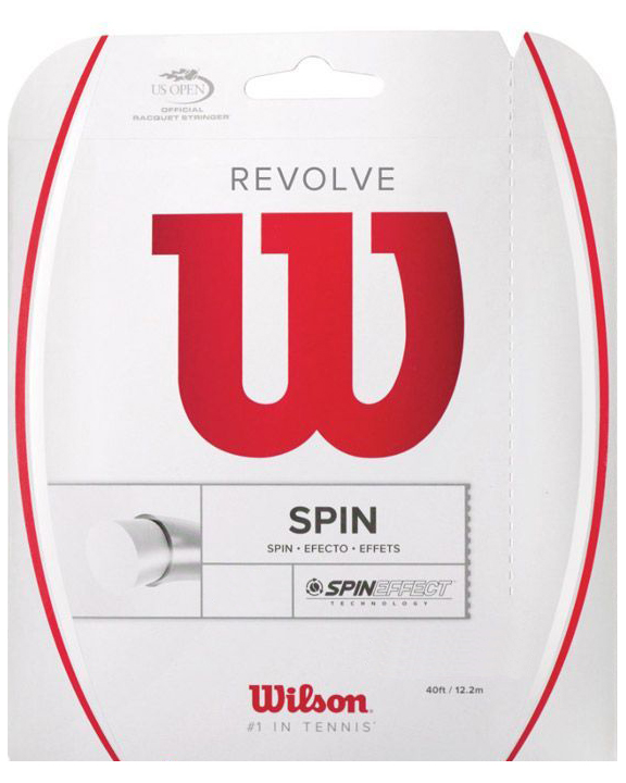 Wilson Revolve 16g Black Tennis String (Set)