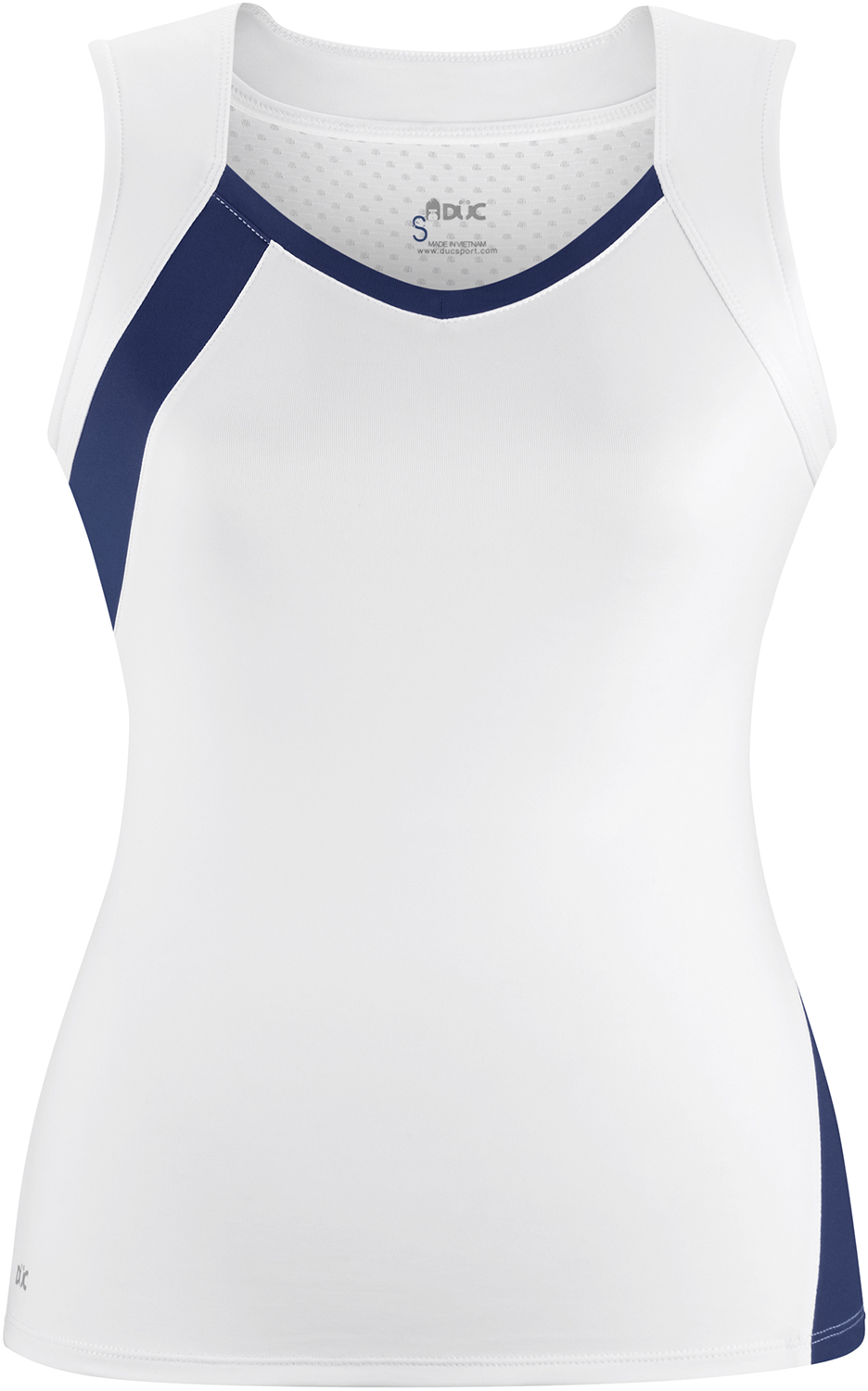 DUC Wink Women's Tank (Wht/Nvy) [SALE]