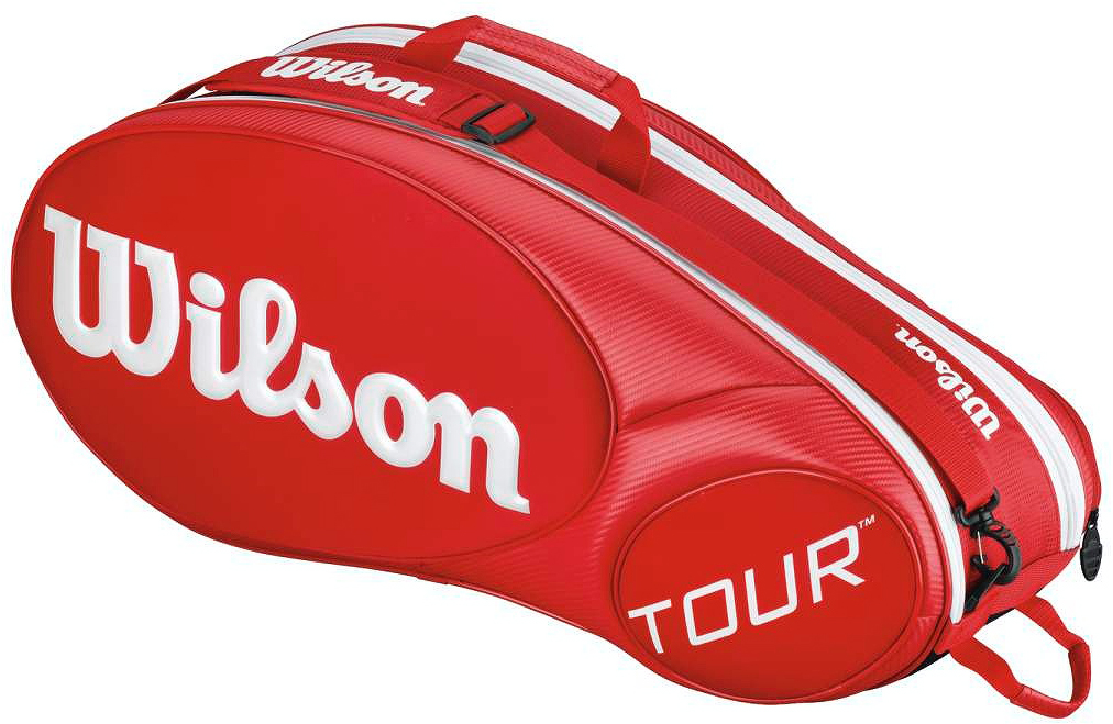 Wilson Tour Molded 2.0 6 Pack Tennis Bag (Red/ White) from Do It Tennis