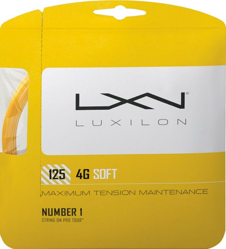 Luxilon 4G Soft 125 17G Tennis String (Set)